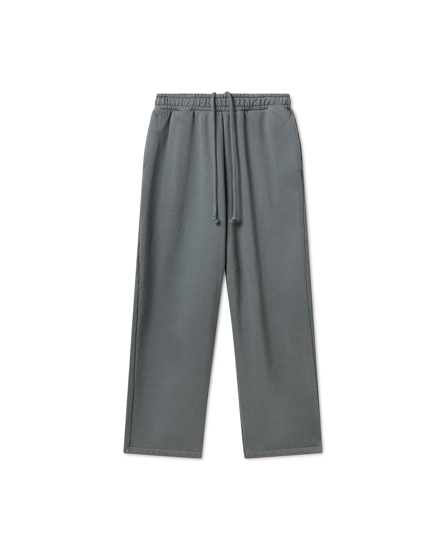 600 GSM 'IRON GRAY' STRAIGHT-LEG PANTS